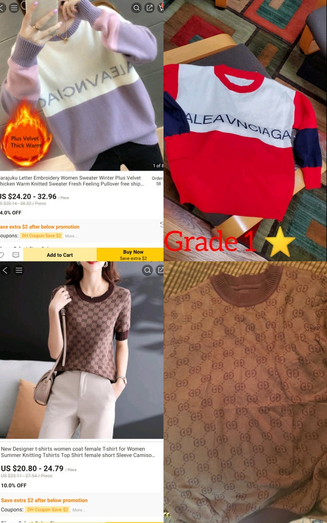 r/DHgate - Buying designer replica clothing in DHgate: a visual guide (Part 1)