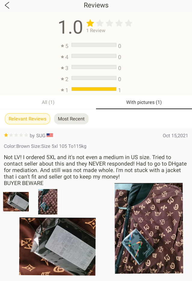 r/DHgate - Buying designer replica clothing in DHgate: a visual guide (Part 1)